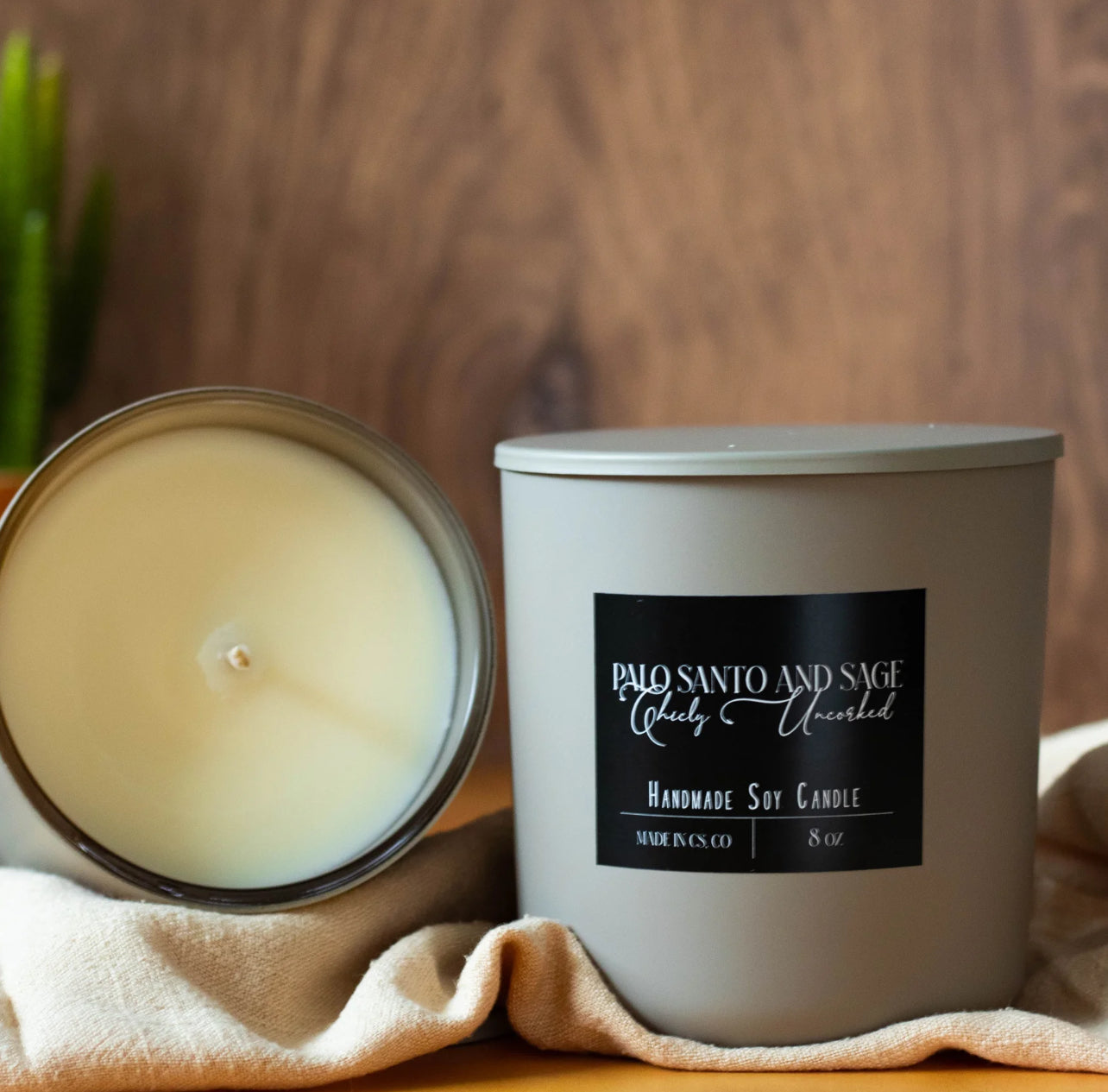 Soy Candle by Chicly Uncorked