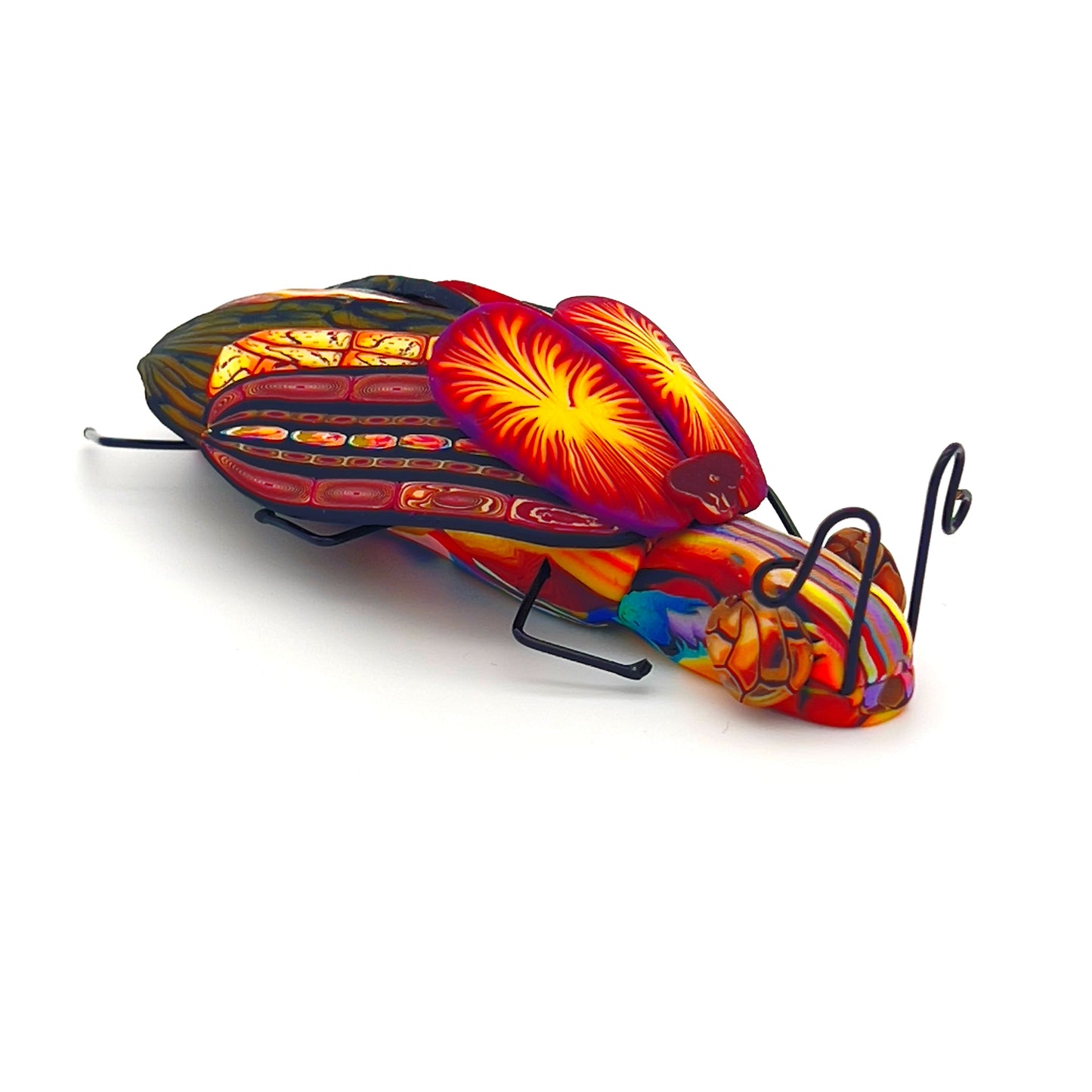 Handcrafted polymer creatures by Pat Ellis