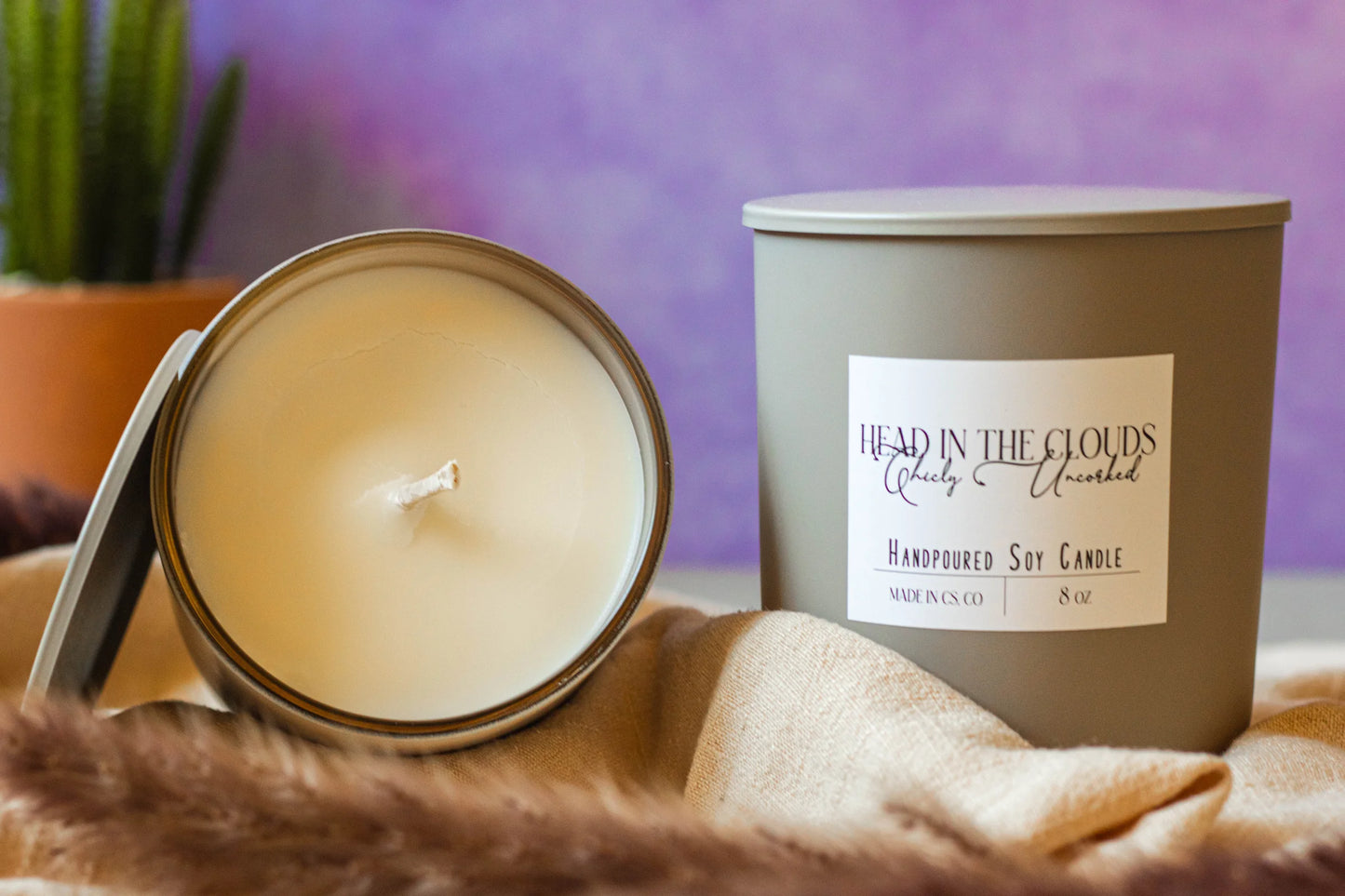 Soy Candle by Chicly Uncorked