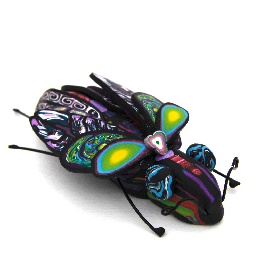 Handcrafted polymer creatures by Pat Ellis