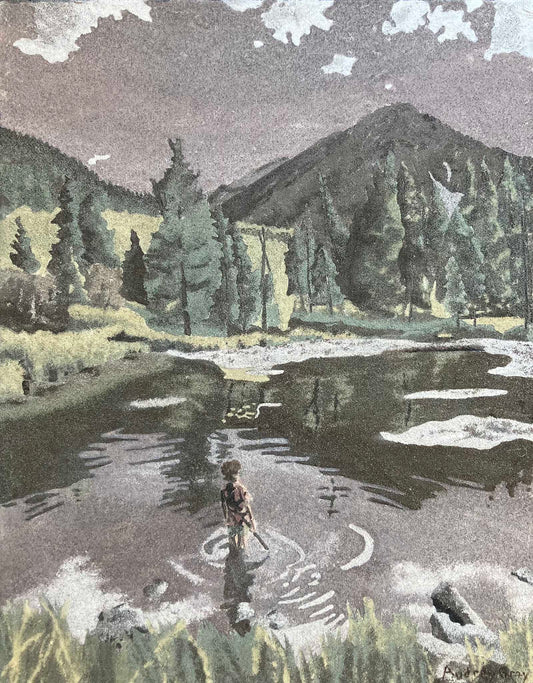 Solly in the Beaver Pond