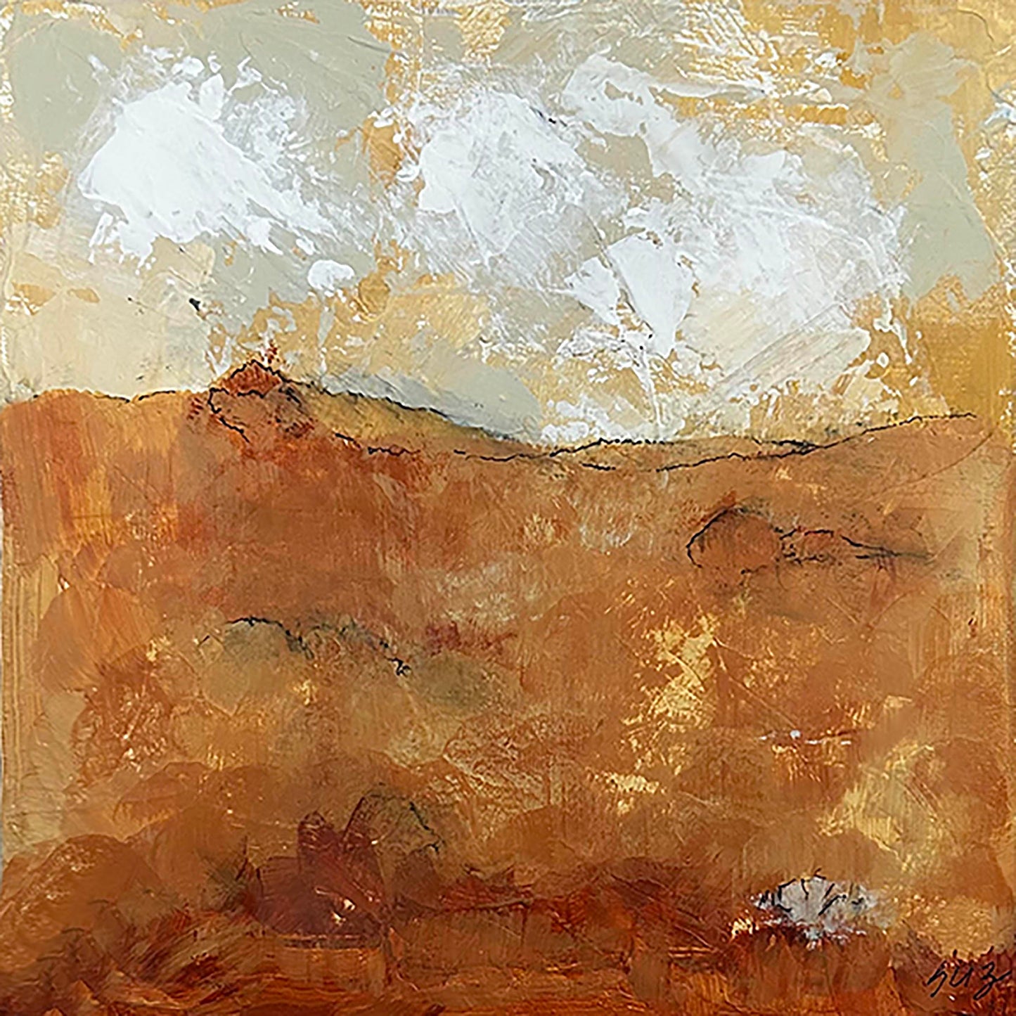 Windswept Clouds on an Autumn Day