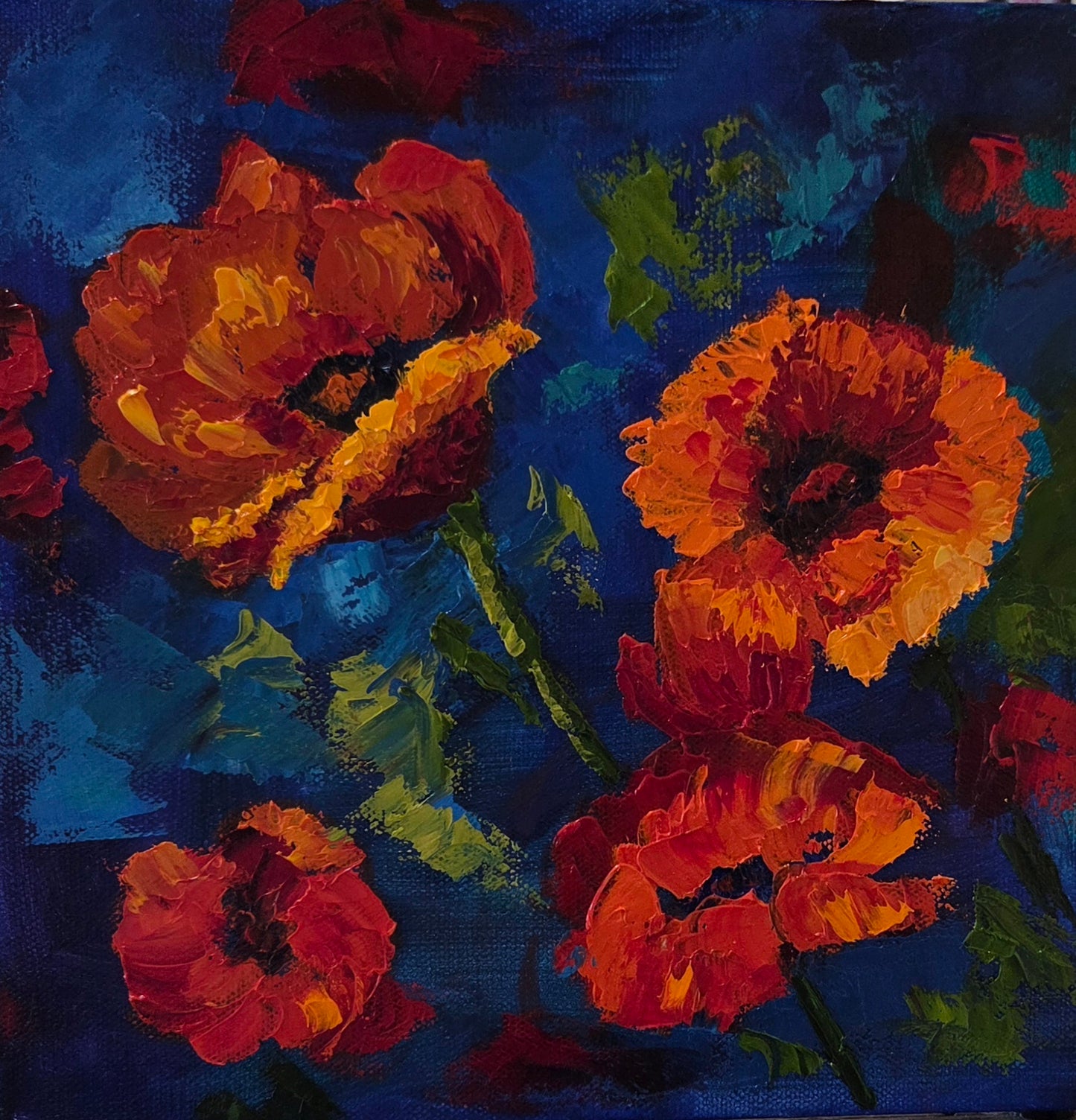 Poppies All Aglow