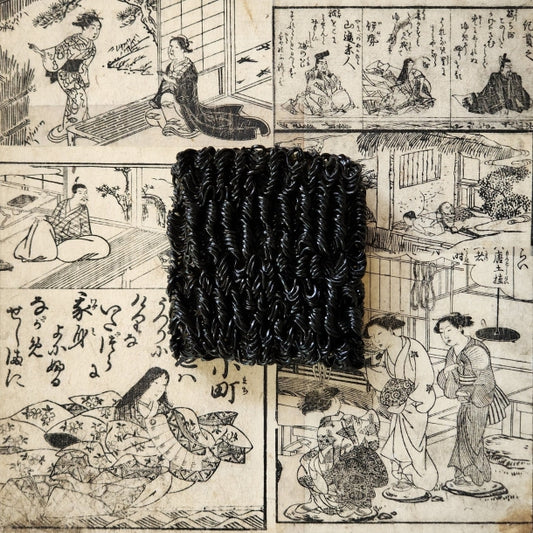 Oriental Flavor (Black on Antique Prints)