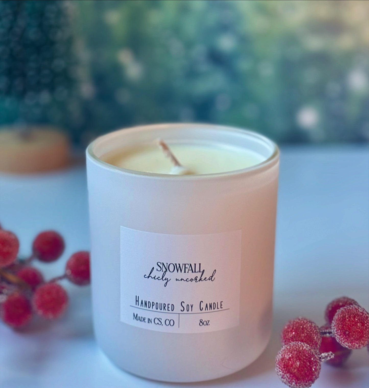 Soy Candle by Chicly Uncorked