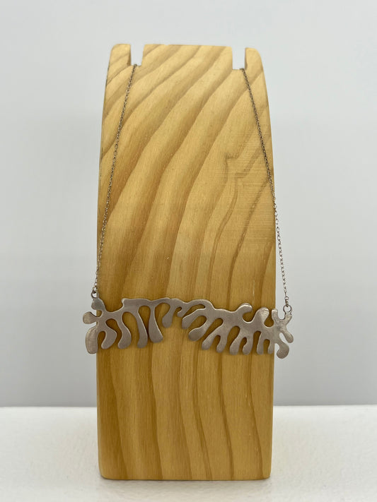Sterling Silver Abstract Necklace