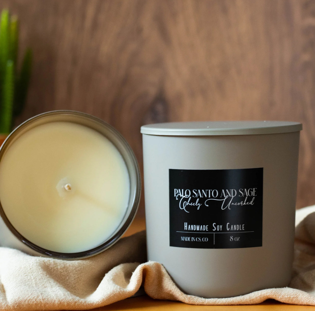 Soy Candle 8oz by Chicly Uncorked
