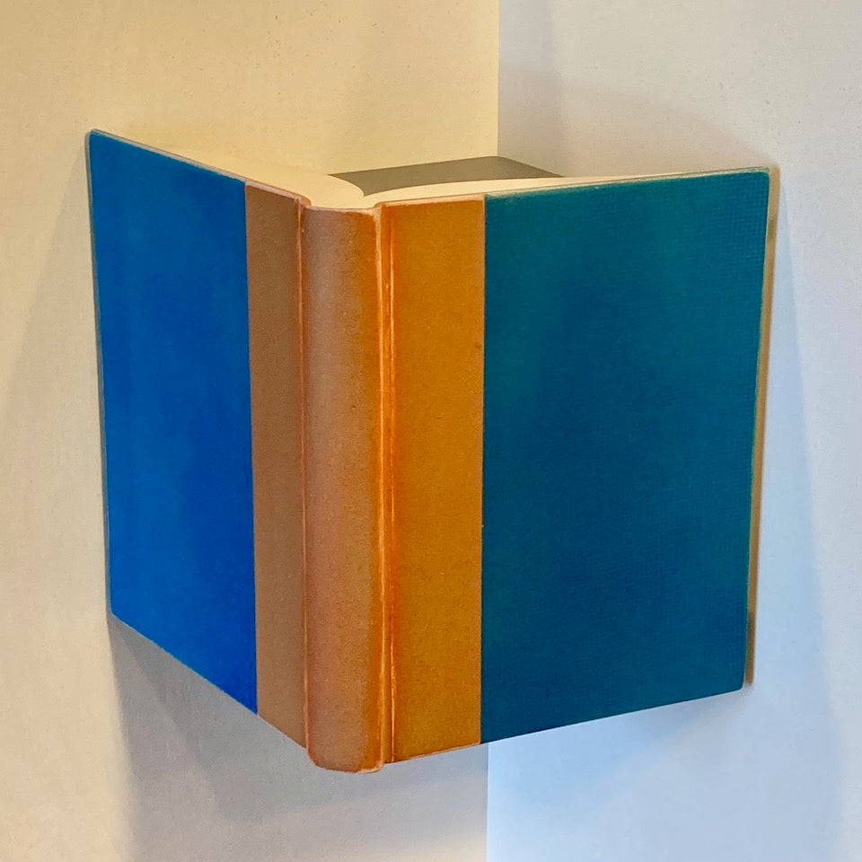 Book in the Corner (blue/orange), 2023