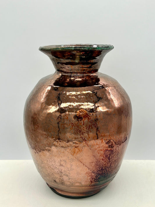 Handcrafted Pottery - Vases with Raku finish