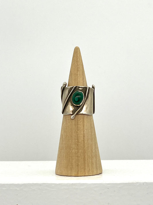 Handcrafted Ring - Fusion Malachite