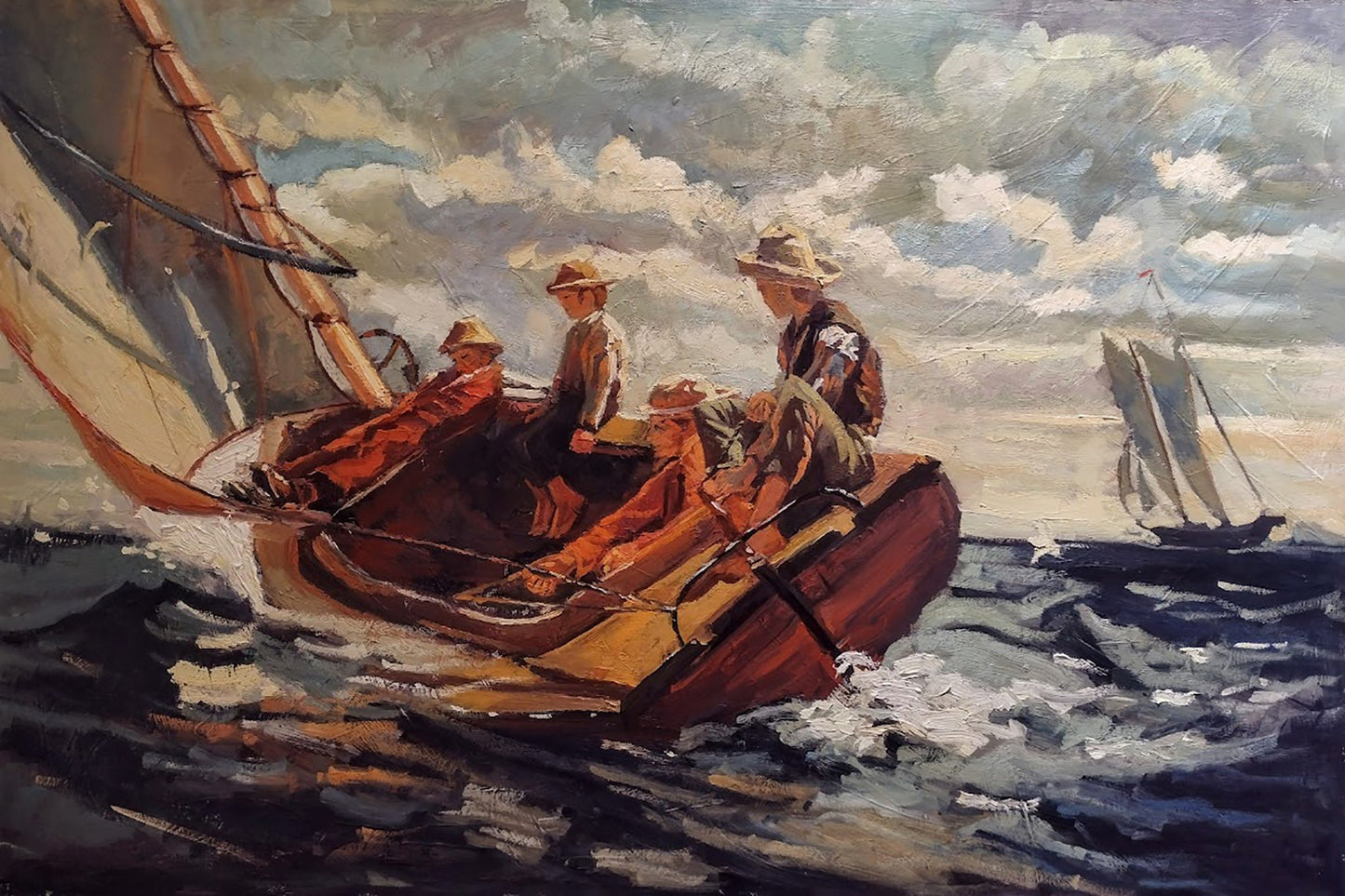 Breezing Up after Winslow Homer