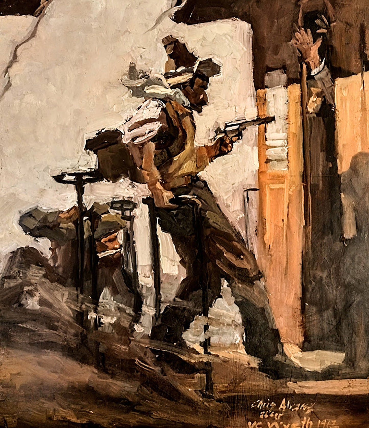 Train Robbery after NC Wyeth