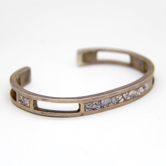 Sterling Silver Web Jasper Bracelet
