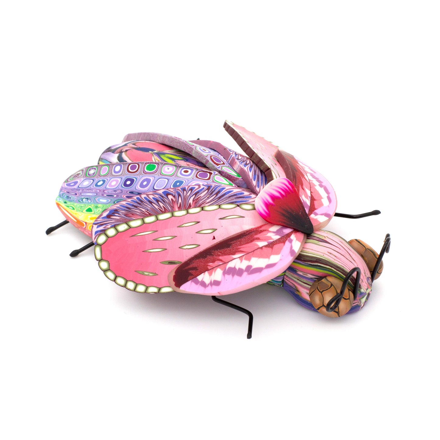 Handcrafted polymer creatures by Pat Ellis