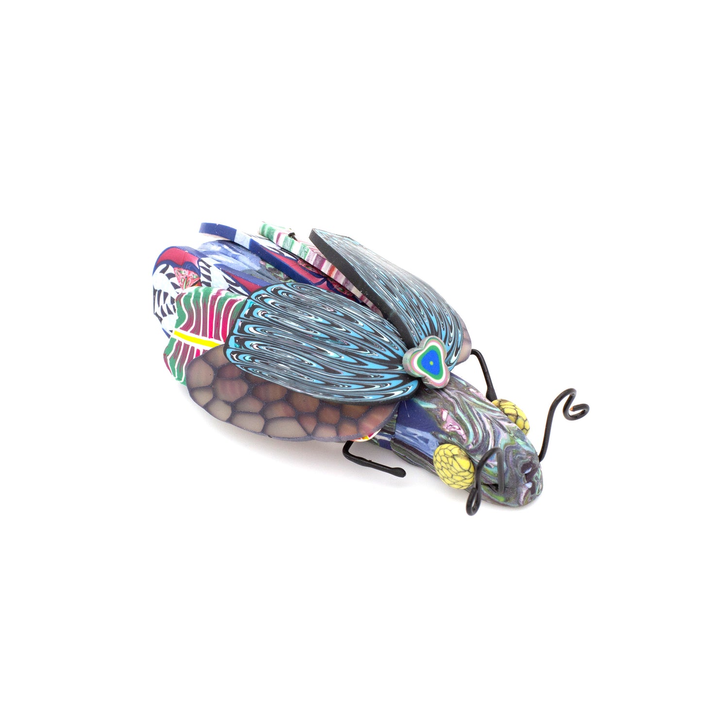 Handcrafted polymer creatures by Pat Ellis