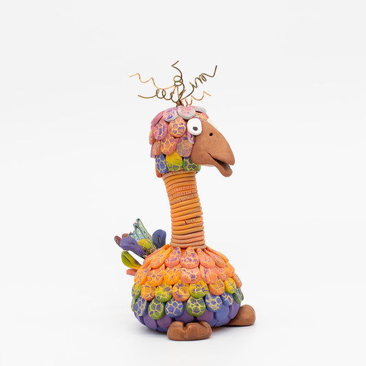 Handcrafted polymer creatures by Pat Ellis