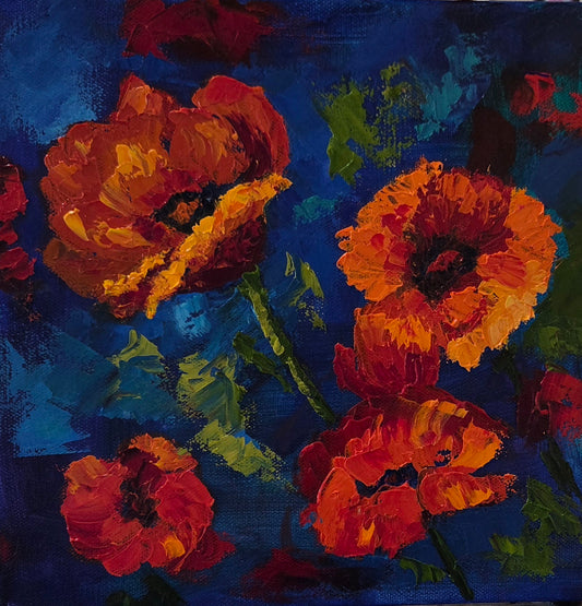Poppies All Aglow
