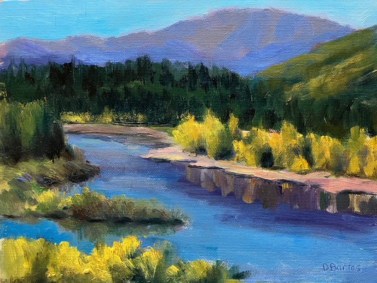 Twin Lakes in Fall